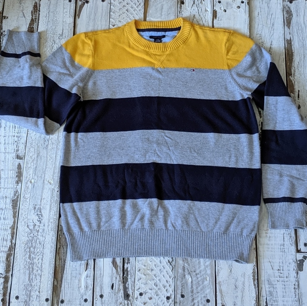 Tommy Hilfiger Boys Color Block Sweater